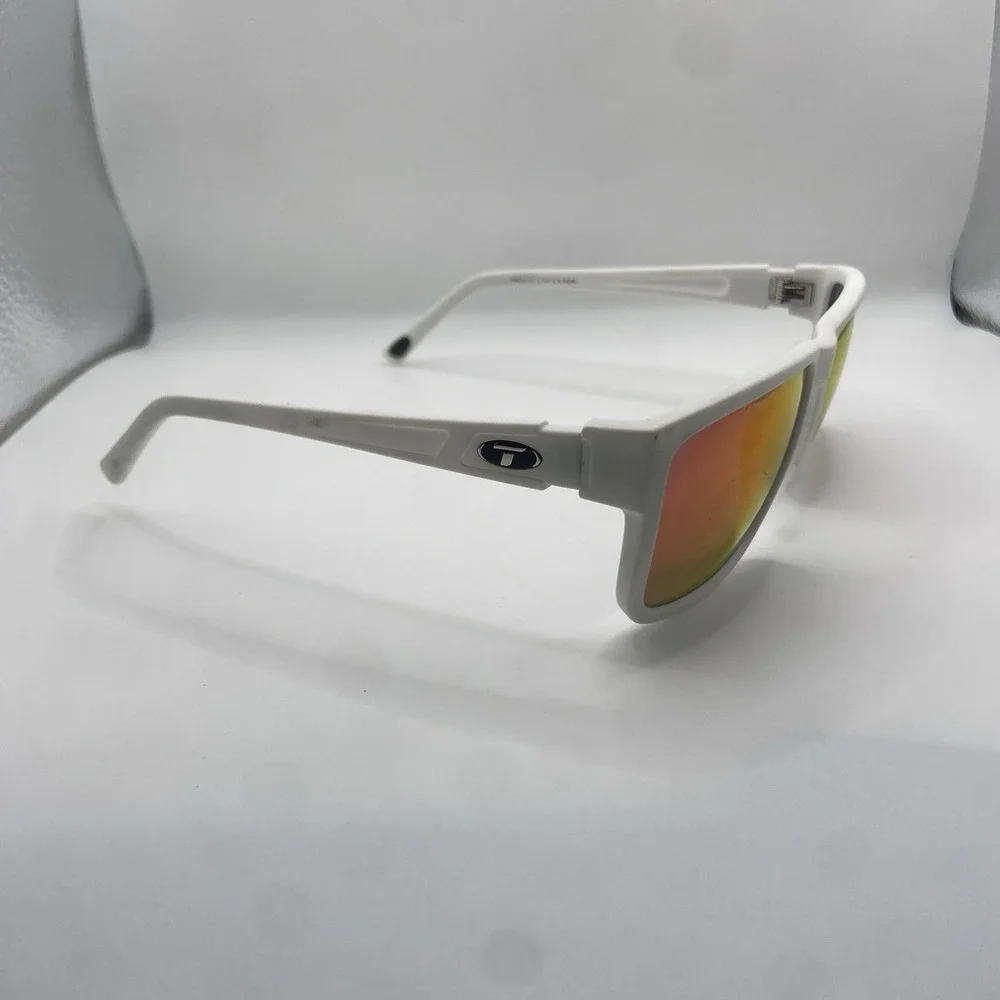 Tifosi Optics Hagen XL Sunglasses Matte White,‎ w/Smoke Red Mirror Lenses Read